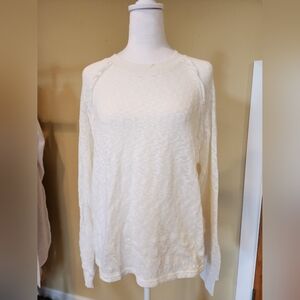 Pink Lily lightweight cream sweater